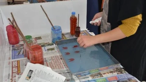 Tatvan Belediyesinden Bayanlara Yönelik Ebru Kursu