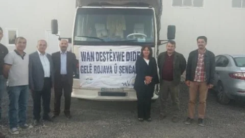 Van'da Rojava Ve Şengal İçin Yardımlar Devam Ediyor
