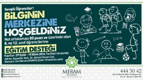 Meram Belediyesi'nde Bilgi Merkezi'ne Kayıtlar Başladı