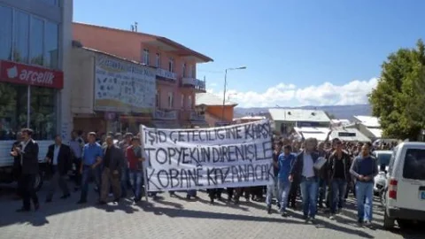 Varto'da Işid Protestosu