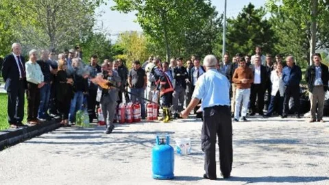Ankara İtfaiyesi'nden Aşti Pesoneline Eğitim
