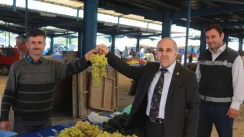 Başkan Akyol'dan Pazar Yerine Bayram Ziyareti