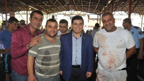 Tütüncü Bayramda Vatandaşlarla