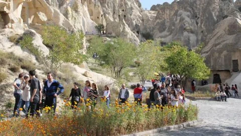 Kapadokya bayramda turist akınına uğradı!