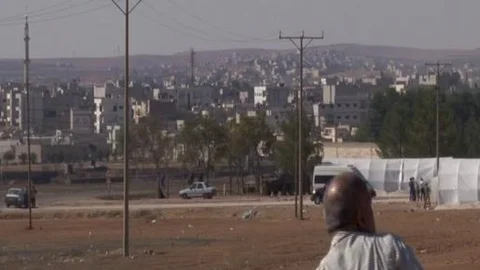 Gazetecilerin çekim yaptığı alana havan topu mermisi düştü!