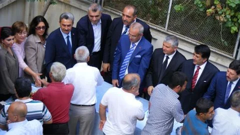 MHP'de bayramlaşma!