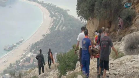 Babadağ'da paraşüt kazası: 1 yaralı!