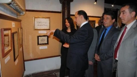 Amasya'da Türk-iran Ortaklığı Hüsn-ü Hat Sergisi