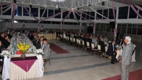 Ayrancı Kaymakamı Erat'a Veda Yemeği