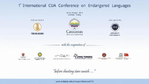 I.uluslararası Tehlike Altındaki Diller Konferansı Ardahan'da Yapılacak