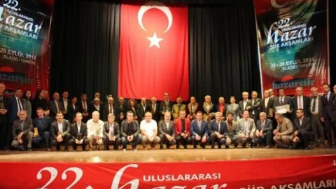 22. Uluslararası Hazar Şiir Akşamları Şiire Doyurdu