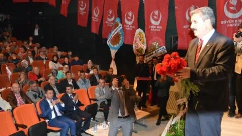 Bbp Genel Başkanı Mustafa Destici Niğde'de