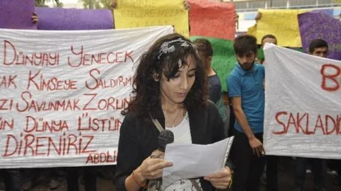 Şırnak'ta Kobani'ye Destek Eylemi