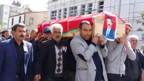 Erzurum'da Hayatını Kaybeden Kck Tutuklusu Kars'ta Toprağa Verildi
