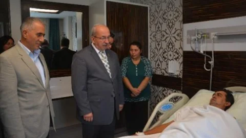 Başkan Albayrak'tan Yaralanan İtfaiye Erine Ziyaret