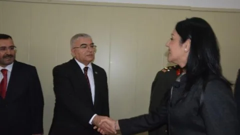 Çorlu'da Protokol Halkla Bayramlaştı