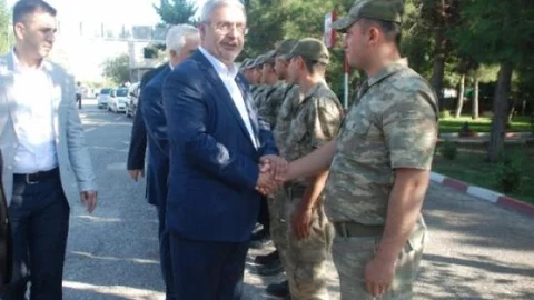 Kahta'da Bayram Dolayısıyla Kurumlar Ziyaret Edildi