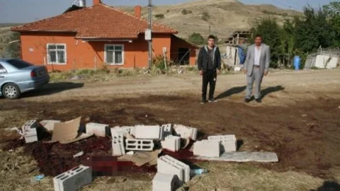 Yozgat'ta Kurban Kesimi Bitti Artıkları Kaldı