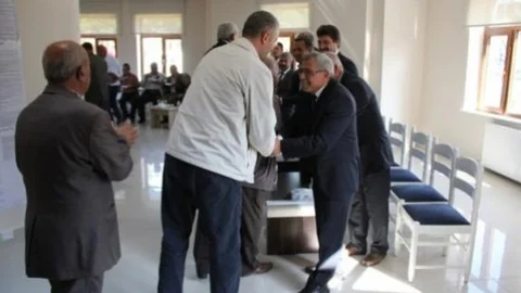 Uçhisar'da Bayramlaşma Töreni Yapıldı