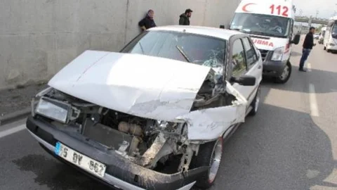 Samsun'da Kaza: 1 Yaralı