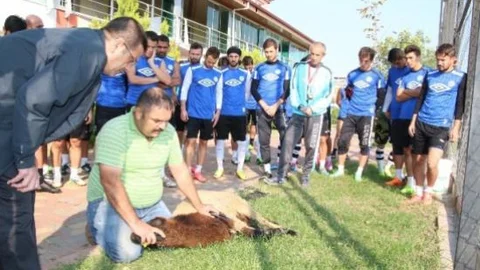 Nazilli Belediyespor Kurban Kesti