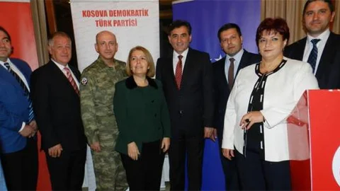 Kosova'da Türk partisinden bayramlaşma töreni!