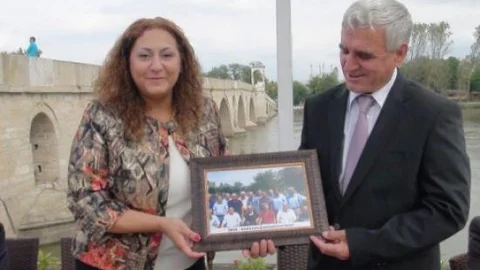 Edirne'de Muhtarlar Bayramlaştı