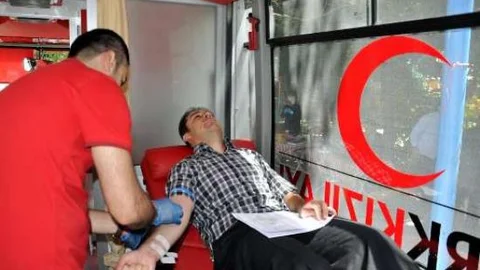 Bayburt Halkı Kan Vermeye Koştu