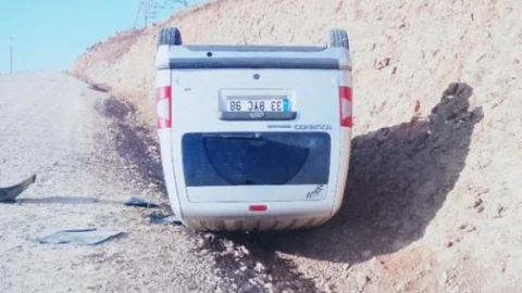 İdil'de Maddi Hasarlı Trafik Kazası