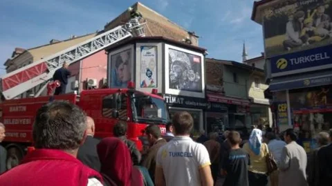 Bartın'da Yangın Paniği