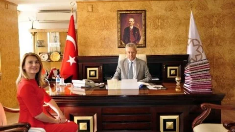 Vali Taşkesen Eratik'i Makamında Kabul Etti