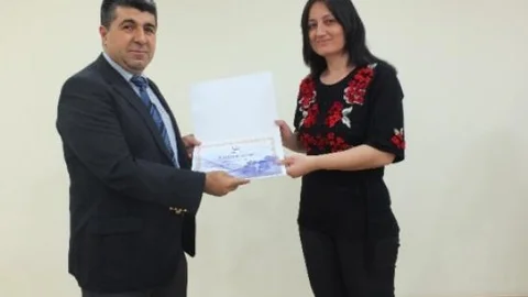 Başarılı Personele Teşekkür Belgesi