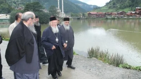 Fener Rum Patriği Bartholomeos Uzungöl'ü Gezdi