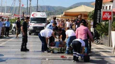 Marmaris'te Silahlı Kavga: 1 Yaralı