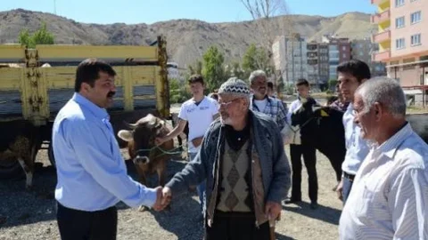 Darende Hayvan Pazarı'nda Hareketlilik