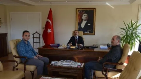 İha'dan Başkan Şen Ve Kaymakam Erdoğana Ziyaret