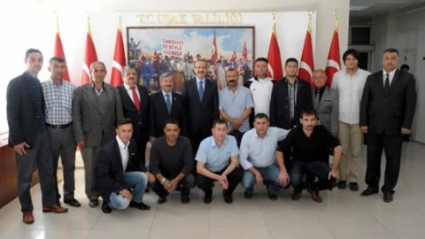 Uşak'ta Amatör Spor Kulüplerine Yardım