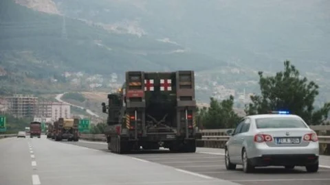 Abd Askeri Araçları Dönüş Yolunda