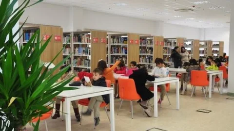 Doğa Koleji Minikleri Batman Üniversitesi Kütüphanesi'nde