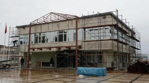 Edirne Valilik Binasında Tadilat Çalışmaları Başladı