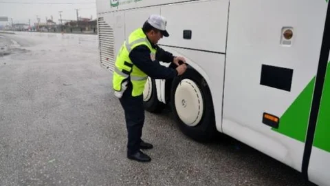 Osmancık'ta Kış Lastiği Denetimleri Başladı