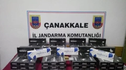 Çanakkale'de Kaçak Sigara Operasyonu