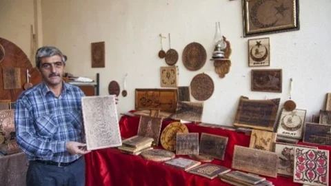 (özel Haber) Selçuklu Ve Osmanlı Motifleri El Sanatlarıyla Canlanıyor