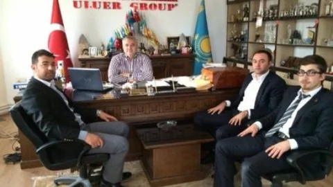 Genç Birlik Yöneticilerinden Müsiad Başkanu Uluer'e Ziyaret