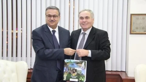 Adige Devlet Üniversitesi'nden Vali Su'ya Ziyaret