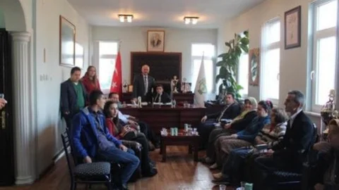 Başkan Karaman Engelli Çocukları Ağırladı