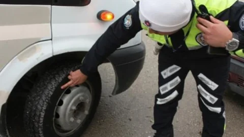Van'da 'kış Lastiği' Denetimi