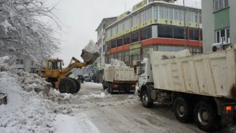Tunceli Belediyesi Karla Mücadeleye Hazır