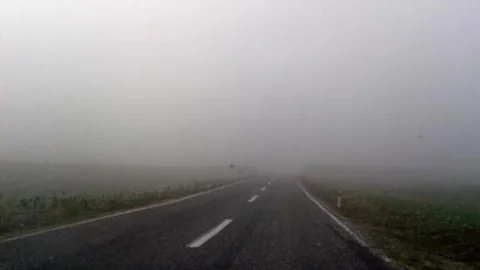 Samsat'ta Sis Nedeniyle Görüş Mesafesi Düştü