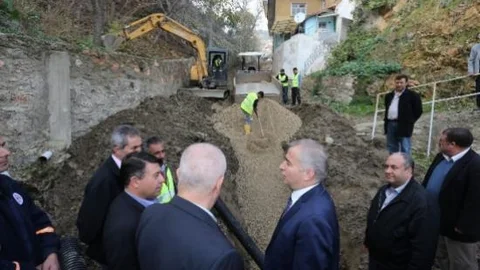 Başkan Zolan Buldan'da Altyapı Çalışmalarını İnceledi
